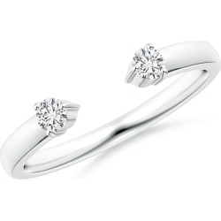 Two-Stone Diamond Open Ring