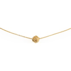 MARIE JUNE Jewelry - Monkey Paw Knot Charm Gold Necklace