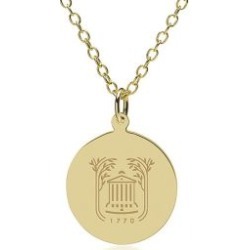 College of Charleston 14K Gold Pendant and Chain