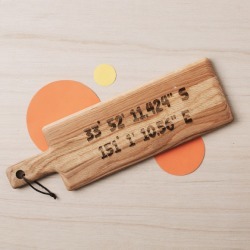 Personalised coordinates serving board