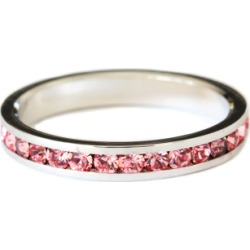 Crystal stacking ring (various colours)