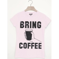 Bring Coffee Women's Slogan T-Shirt