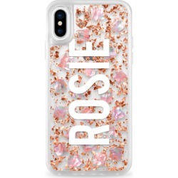 Karat Magic Custom Initial iPhone Case - Rose Gold with Mother of Pearl