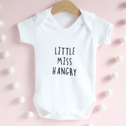Little miss/mr hangry baby grow