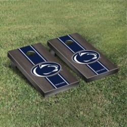 Penn State Nittany Lions Cornhole Game Set Onyx Stained Stripe