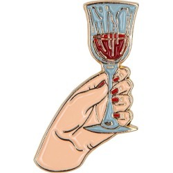 Make Heads Turn - Enamel Pin Glass Of Wine