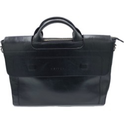 Neyuh Leather - The Big, Man Bag Black