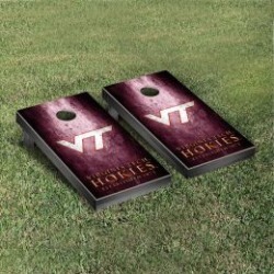 Virginia Tech Hokies Cornhole Game Set Metallic-Look