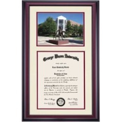 George Mason Premier the George Mason Statue Photograph Diploma Frame Gift