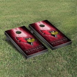 Illinois State Redbirds Cornhole Game Set Metallic-Look