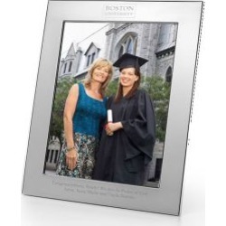 Boston University Polished Pewter 8x10 Picture Frame
