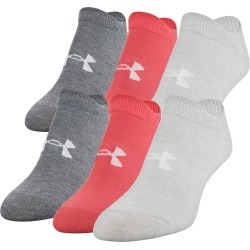 Under Armour Women's Essential No Show Socks, 6-Pack