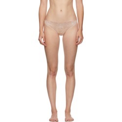 I.D. Sarrieri Pink Lace Brazilian Briefs