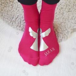 Personalised Angel Socks