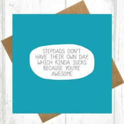 Stepdad Father's Day card