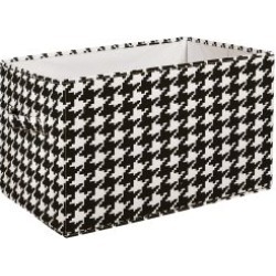 Houndstooth Collapsible Storage Box 3 Piece Set