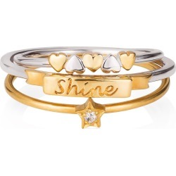 Lee Renee - Shine Like A Star Hearts Stack Ring