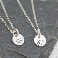 Sterling Silver Dinky Zodiac Pendant