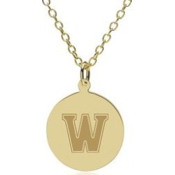 Williams College 14K Gold Pendant and Chain