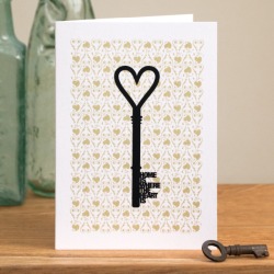 Home is where the heart is card