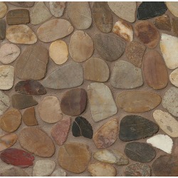 Hemisphere Floor & Wall Mosaic in Kona Sands