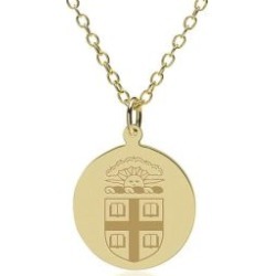 Brown 14K Gold Pendant and Chain