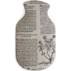 Hot Water Bottle Cover, Latin Herbal