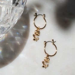 Capulet's Curse Gold-Filled Mini Hoop Earrings