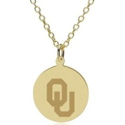 Oklahoma 14K Gold Pendant and Chain
