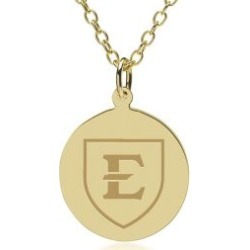 East Tennessee State 14K Gold Pendant and Chain