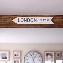 Personalised Distance Location Sign