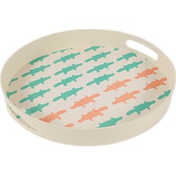 Large platypus bamboo tray