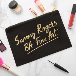 Personalised Graduation Make Up Bag