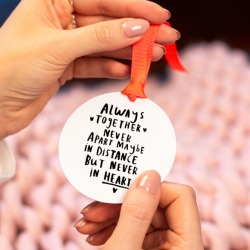 Keepsake 'Always Together, Never Apart' Long Distance Decoration