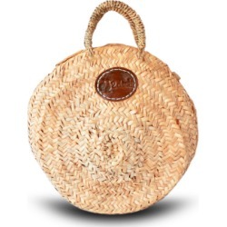 Small round rustic basket