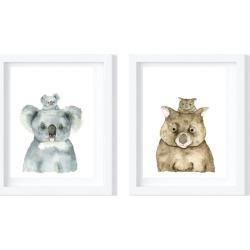 Koala and Wombat - Limited Edition Fine Art Prints