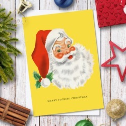 Bah Humbug Christmas Card Pack (6 cards)