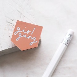 Girl Gang Enamel Pin