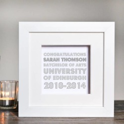 Personalised Graduation Box Frame