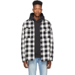 Ksubi Black and White Quilted Dub Shirt