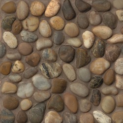 Hemisphere Floor & Wall Mosaic in Kona Sands