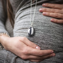 Pregnancy Necklace - egg shaped maternity necklace for mum to be
