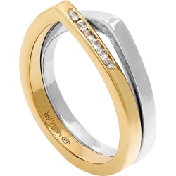 Neola - Gold And Sterling Silver Mixed Metal Ring Cara