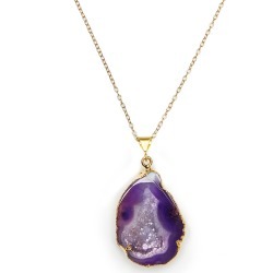 Magpie Rose - Purple Rocks In The Sky Pendant