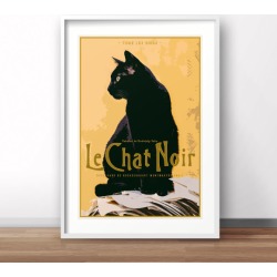 Paris Le Chat Noir Print
