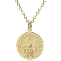 Davidson College 14K Gold Pendant and Chain