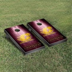 Central Michigan Chippewas Cornhole Game Set Metallic-Look