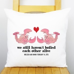Anniversary Lobster Personalised Cushion