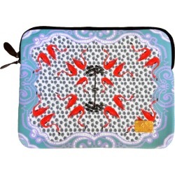 Jessica Russell Flint - Flamingo Pop Laptop Bag With Velvet Lining
