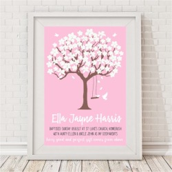 Doves Christening/Baptism Print